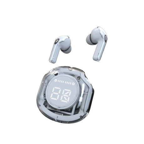 Auriculares BT Cómodos Resistente Al Agua Ideal Para Deporte Blanco