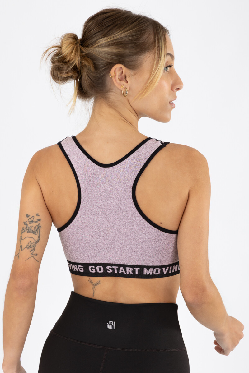 Top deportivo just Lila