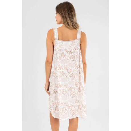 Floral dress Beige