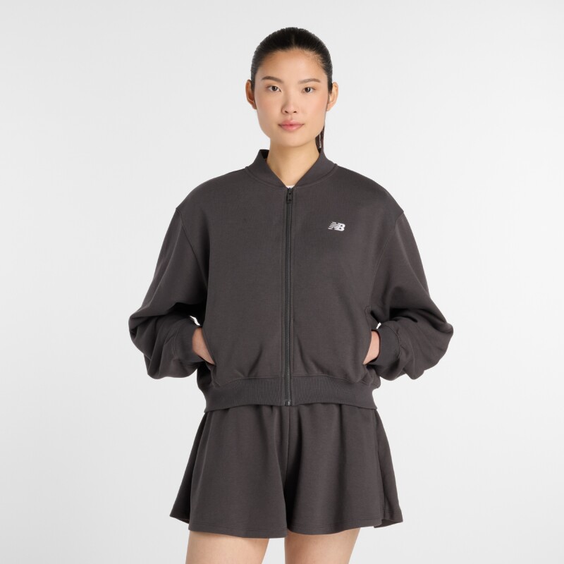 Campera New Balance de Dama - Bomber Jacket - WJ617058ABR BLACK