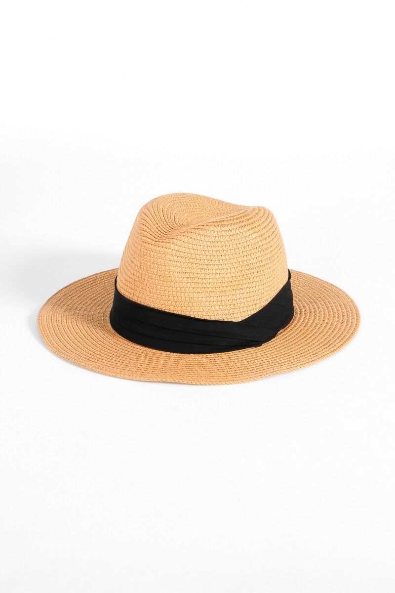 Sombrero cinta tostado