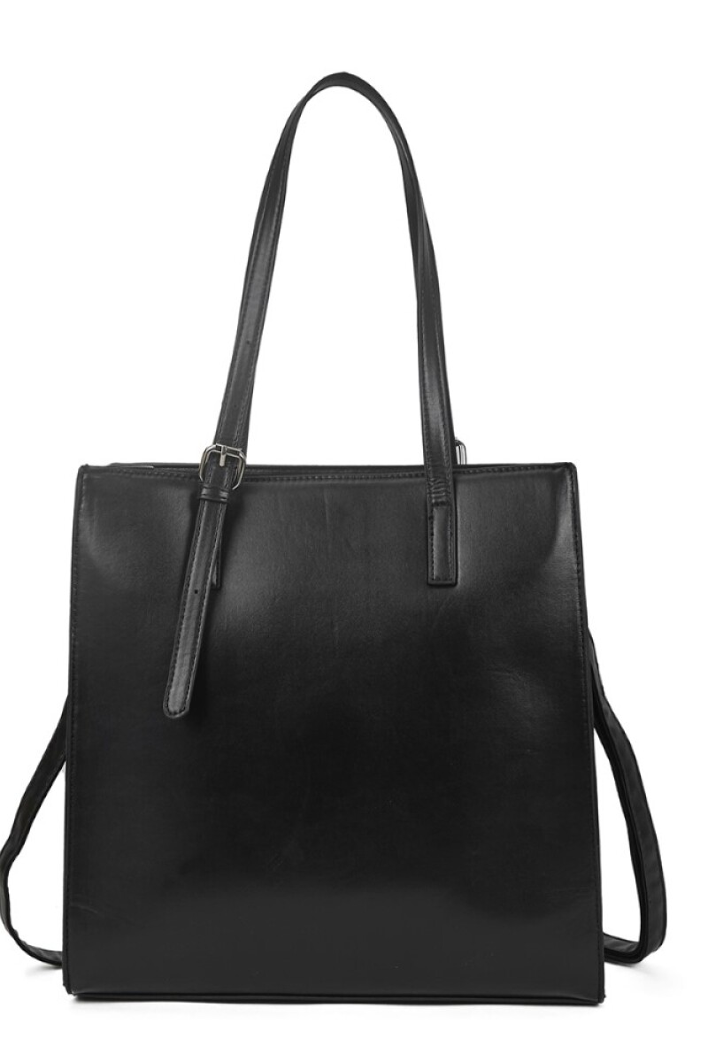 Cartera shopper Negro
