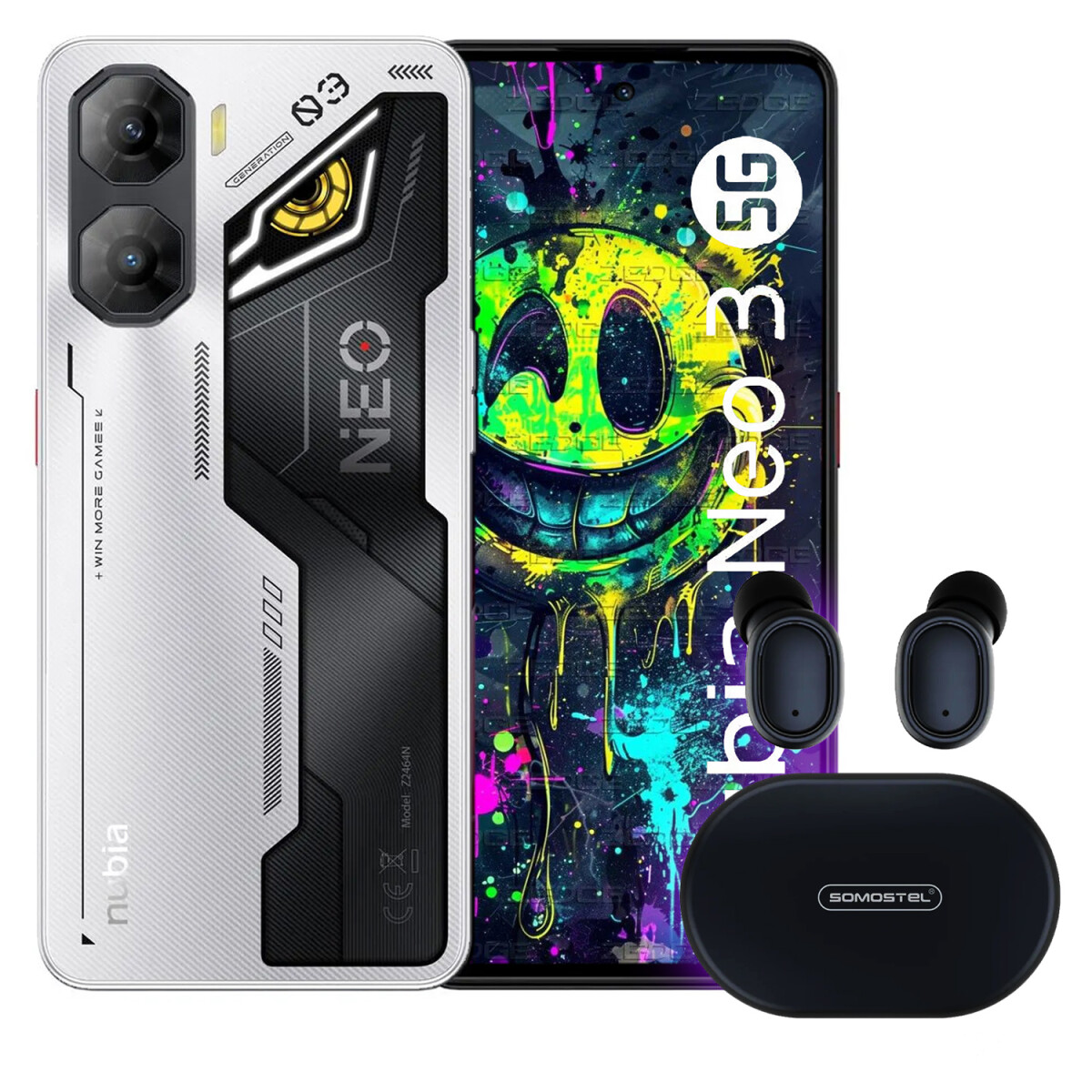 Zte Nubia Neo 3 5g Gamer 8gb + 12gb Ram 256gb + Regalo - GRIS 