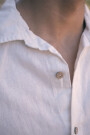 LONG SLEEVE LINEN SHIRT Rosa