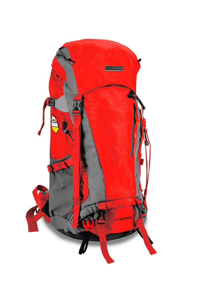 MOCHILA CAMPING SWISS WYNDHAM ROJO MOCHILA CAMPING SWISS WYNDHAM ROJO