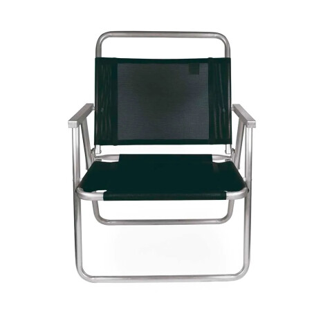 SILLA PLEGABLE DE ALUMINIO OVERSIZE NEGRO 5868 SILLA PLEGABLE DE ALUMINIO OVERSIZE NEGRO 5868