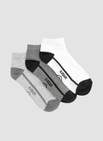 Pack x 3 media corta lisa individual umbro Variante 38