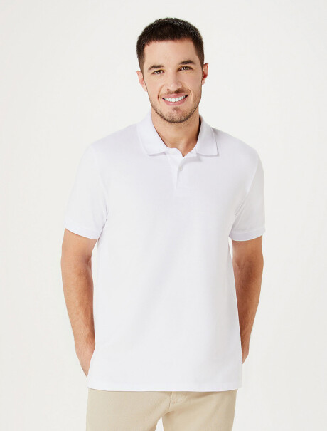 POLO BÁSICA BLANCO
