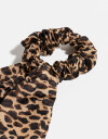 Skunzies Animal Print Scrunchie Con Lazo De Animal Print - Estampado Animal Print