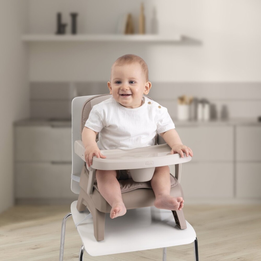 Silla de comer portatil BENTO CHICCO beige