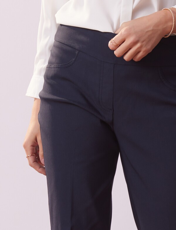 Pantalon Pull On AZUL