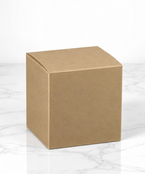 Caja plegable 12x12x15 cm. - KRAFT MARRON Caja plegable 12x12x15 cm. - KRAFT MARRON