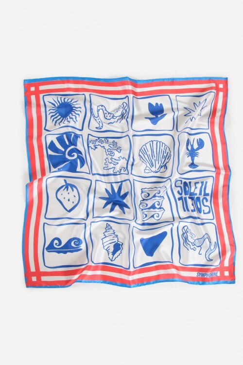 Pañuelo Soleil azul