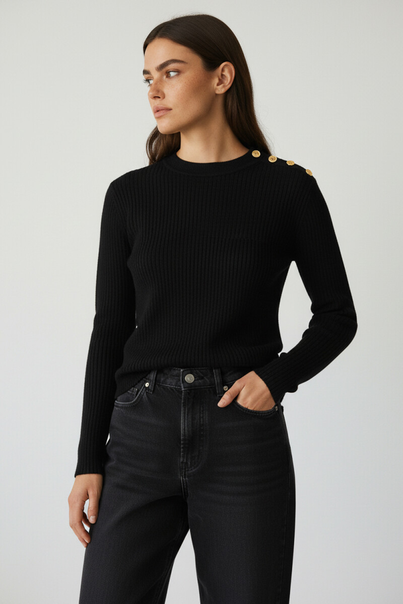 Sweater Pelai - Negro 