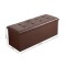 Puff Baul Texas Eco Cuero Chocolate