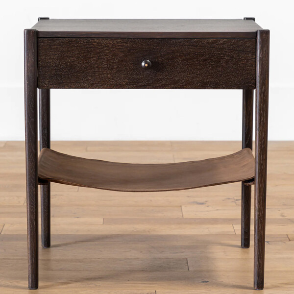 MESA DE NOCHE CANVAS Marrón - UNICO