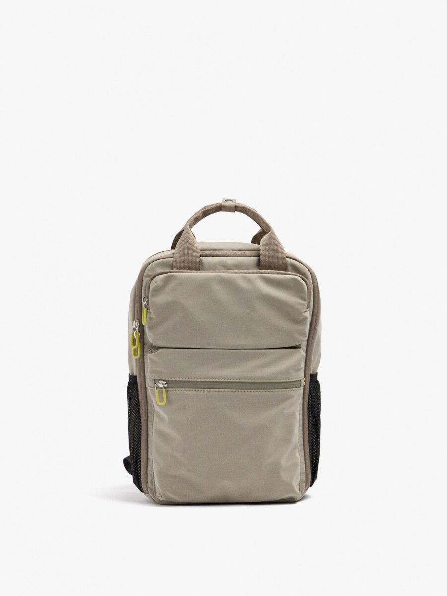 Mochila De Cabina De Nylon gris