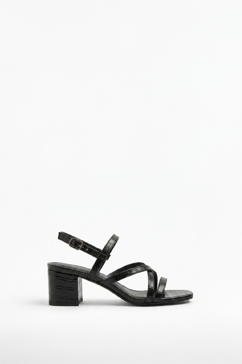 Sandalia crocco - negro 