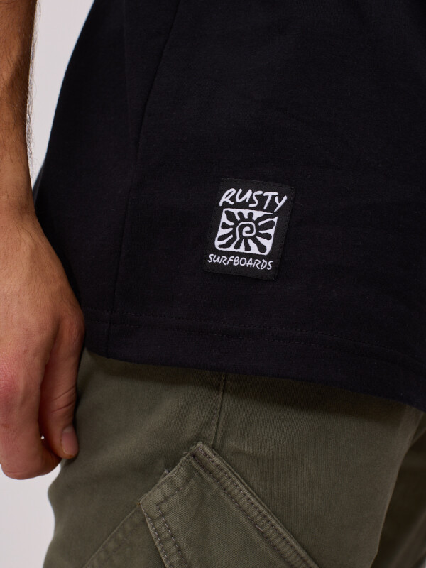 T-SHIRT LYSANDER RUSTY Negro