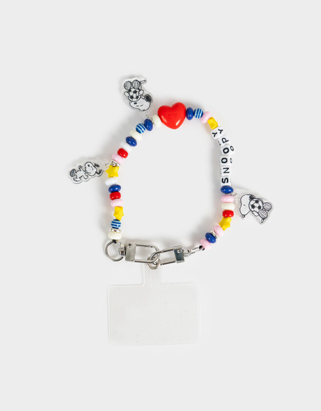 Accesorios De Celular Varios Strap Para Celular Snoopy Mundial - Combinacion Multicolor