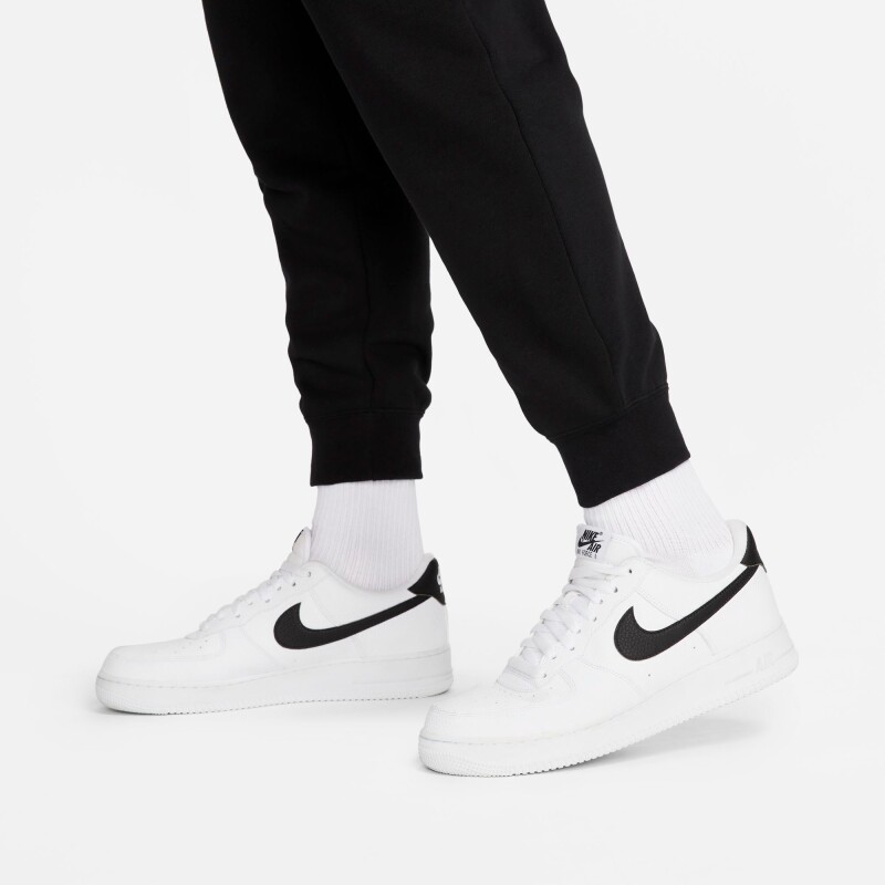 Pantalón Nike Club Fleece Alto-Rise de Mujer Negro