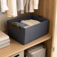 Set X6 cesto de tela 46x27x20cm GRIS