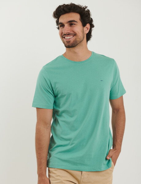 520958 T-SHIRT HARRINGTON LABEL Verde