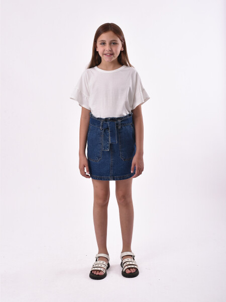 FALDA XIME AZUL OSCURO