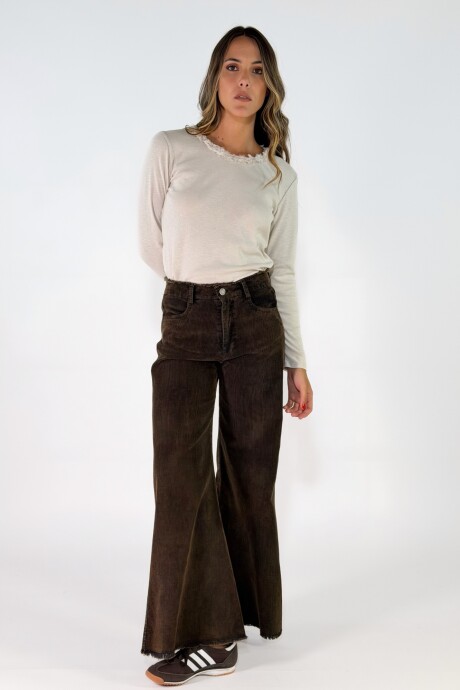 PANTALON PANA LENNON Chocolate Antik