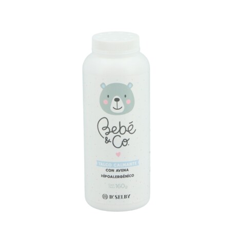 Bebé & co Talco calmante hipoalergénico 160g Bebé & co Talco calmante hipoalergénico 160g