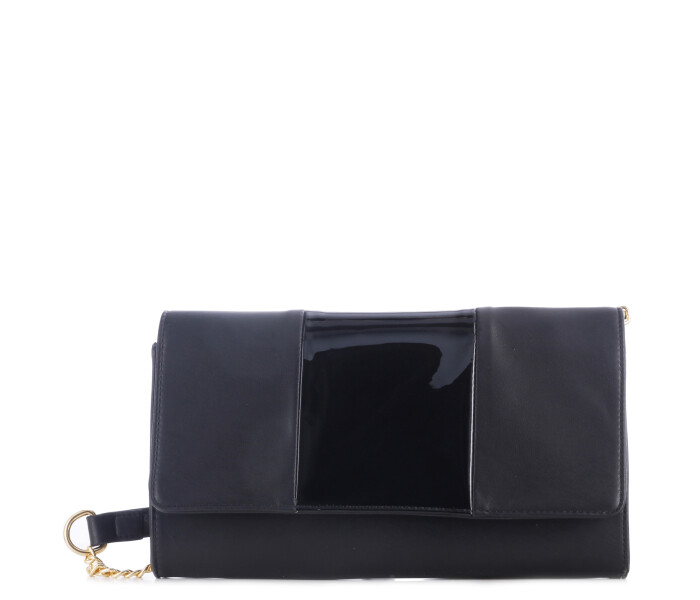 Cartera FRESA con detalle en charol Black