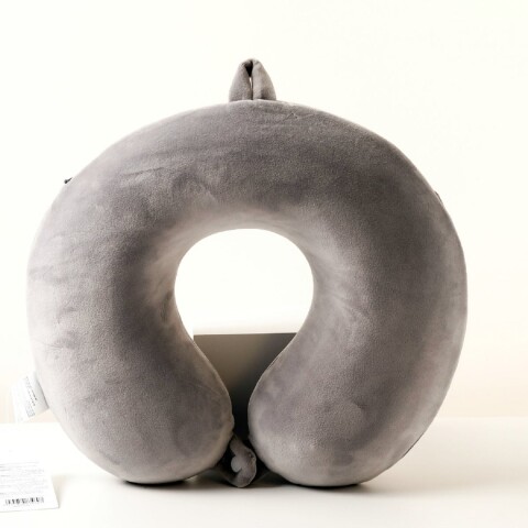 ALMOHADA CUELLO VISCOELÁSTICO FORMA U (GRIS) ALMOHADA CUELLO VISCOELÁSTICO FORMA U (GRIS)