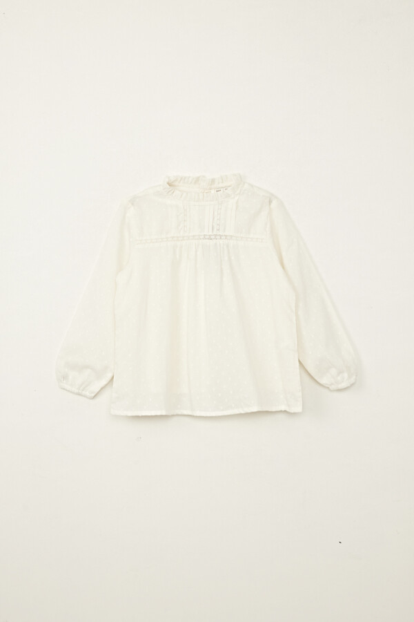Blusa broderie Crudo