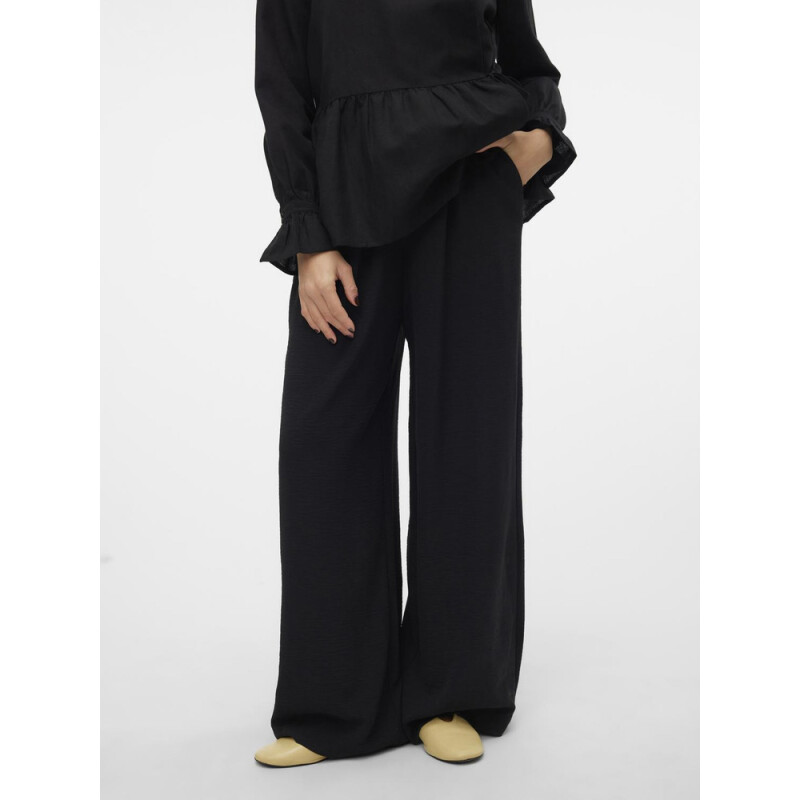 VMALVA H/W WIDE PANT WVN GA EXP BLACK