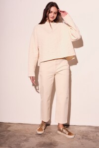 Sweater Texturado Nácar