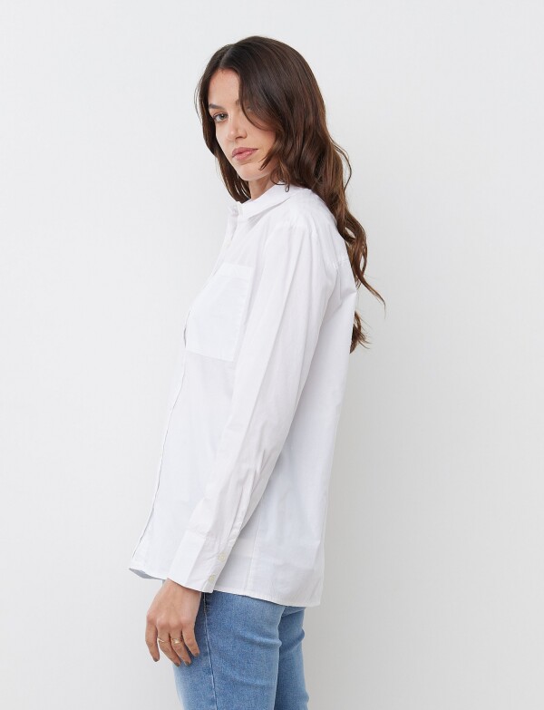 Camisa Algodon BLANCO