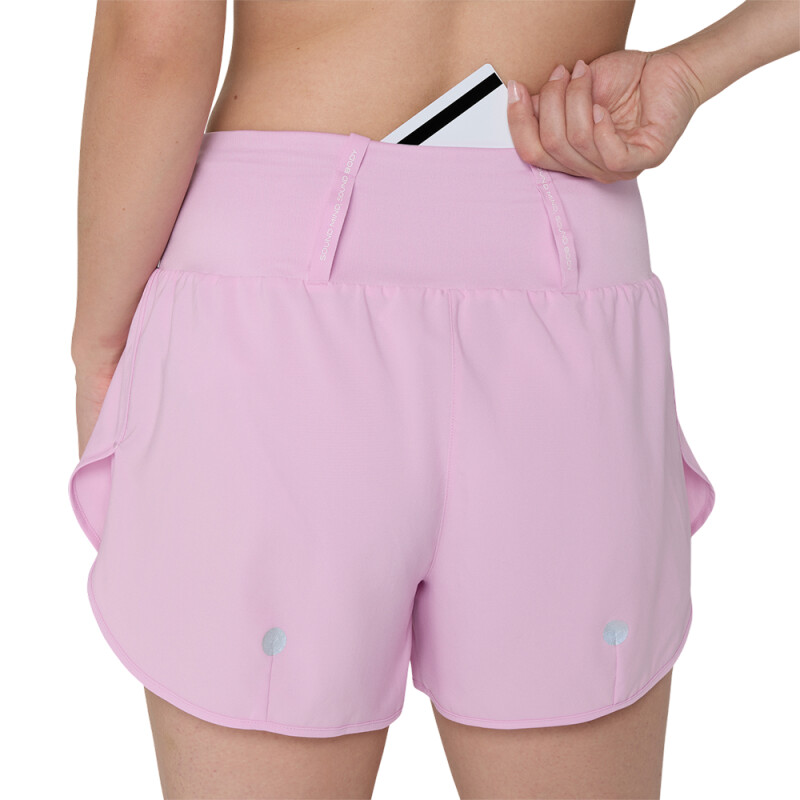 Short Running Road 3.5In Mujer Hazy Lilac