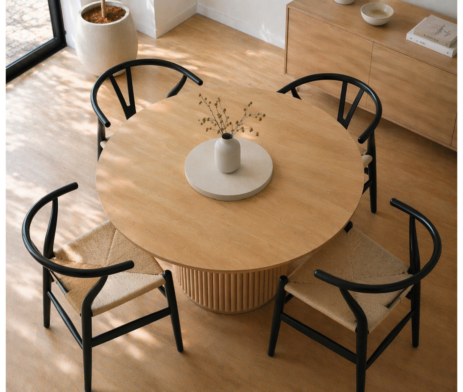 Samic Store Silla Wishbone - Black — Samic