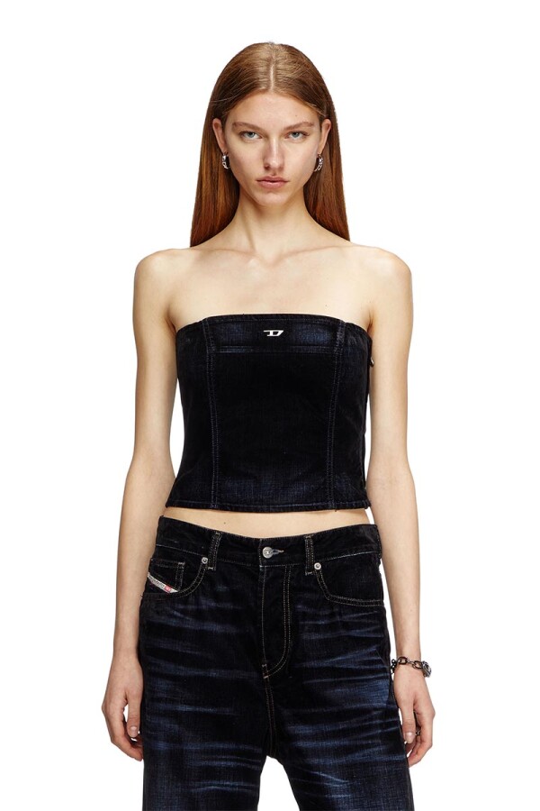 Top Para Mujer De-Ville Azul Marino
