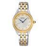 Reloj Seiko SUR380P1 para mujer con correa de acero combinada Dorado