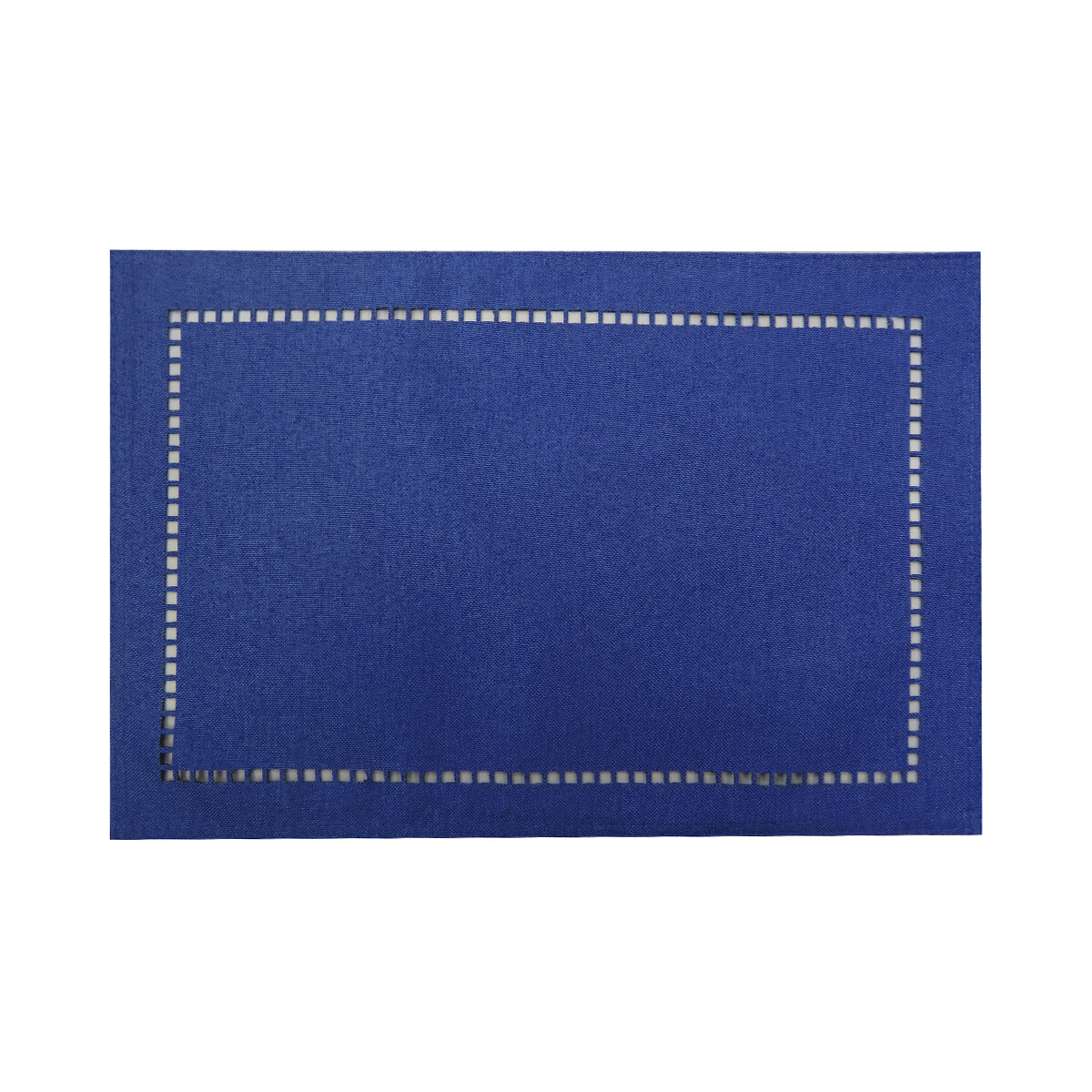 Individual con Vainilla Lino Liso Home Class 45 x 30 cm - AZUL 