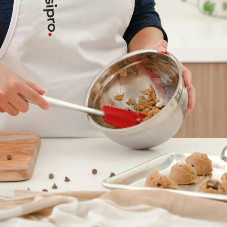 Espatula de Silicona y Acero Inoxidable Roja 30.5cm DESCATALOGADO Espatula de Silicona y Acero Inoxidable Roja 30.5cm DESCATALOGADO