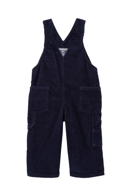 Enterito de pana con forro a cuadros. Talles 6-24M Sin color