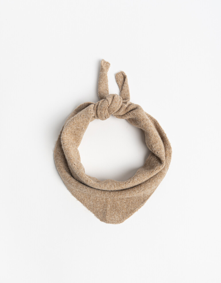 Cuellos Cuello Triangular Desagujado - Marron Beige
