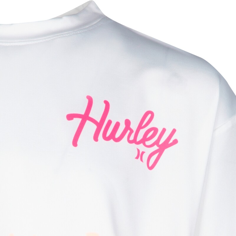 Camiseta Boxy Tee Cinched Draw de Niña Blanco