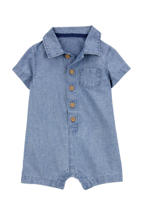 Monito corto de chambray Sin color