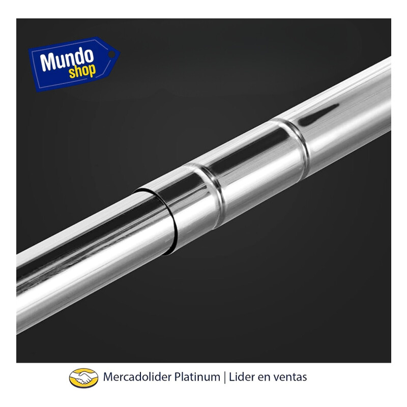 Tender Aluminio Inox De Pie Tendedero Para Ropa Plegable Gris