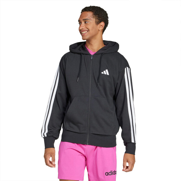 Adidas M 3s Ft Fz Hd Negro-blanco