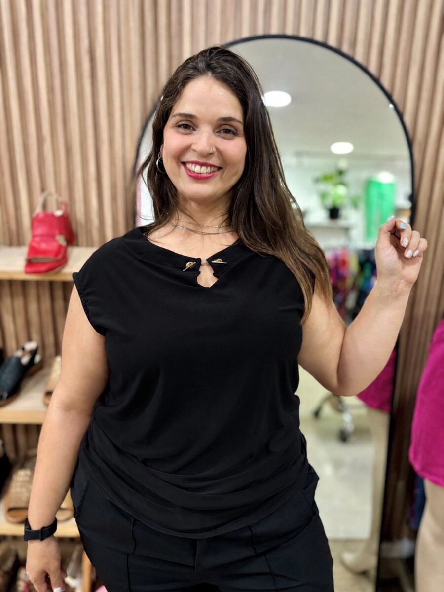 Musculosa Zafiro - Negro 