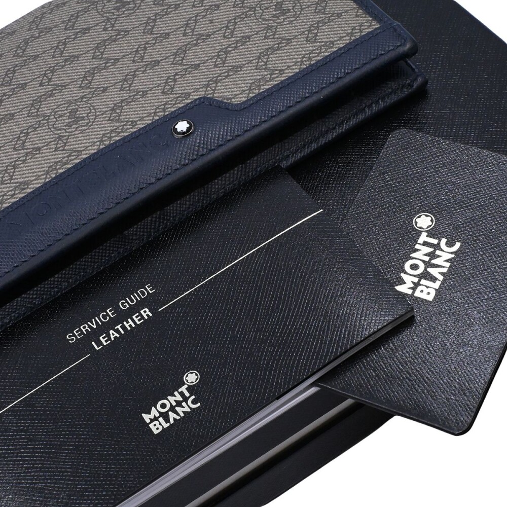 Billetera Mont Blanc azul n° 112353 Billetera Mont Blanc azul n° 112353